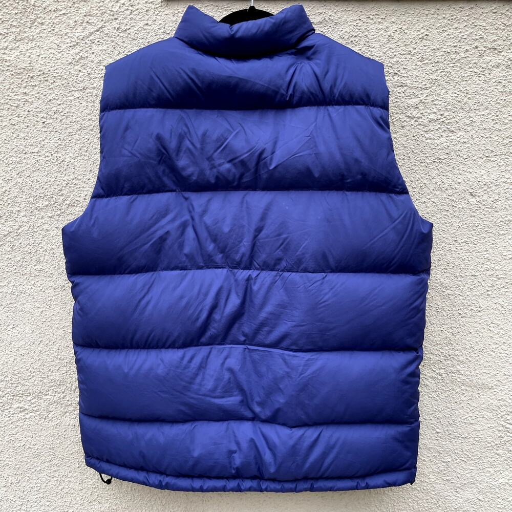 Lands' End Blue Down-Filled Puffer Vest Mens Size Medium 38-40 - Picture 3 of 10
